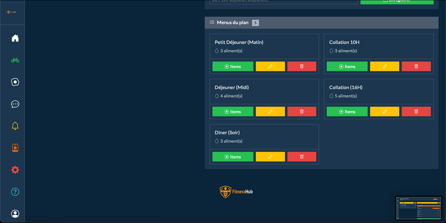 Plans Nutritionnels 2